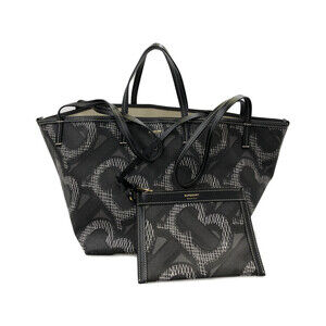 Burberry TB Summer Monogram Canvas Beach Tote Bag